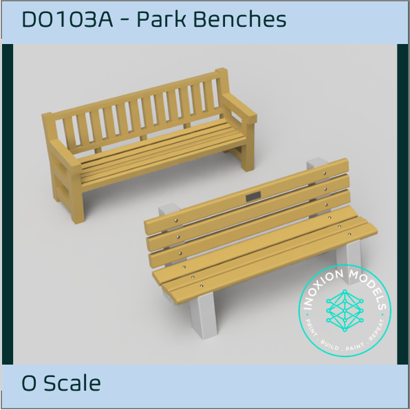 DO103A – Park Benches O Scale