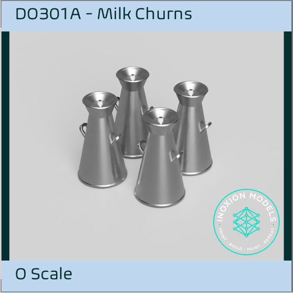DO301A – 17 Gallon Milk Churns O Scale