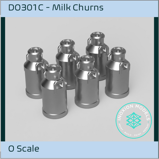 DO301C – Medium Milk Churns O Scale