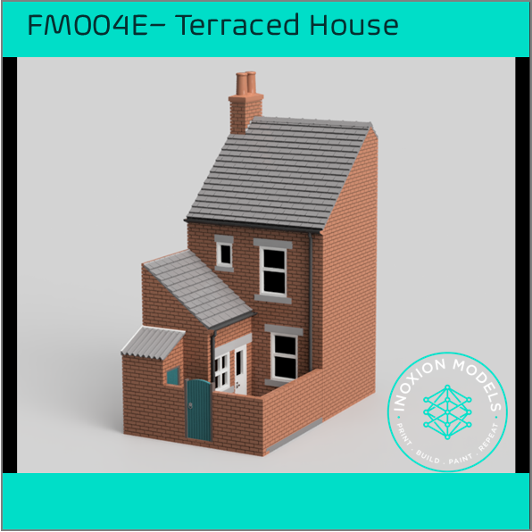 FM004F – Low Relief Terrace House HO Scale