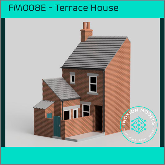 FM008E – Low Relief Terrace House w Close OO Scale