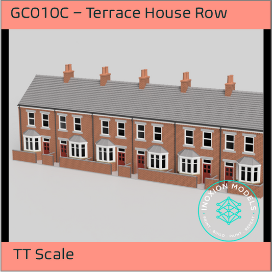 GC010C – 6x Low Relief Terrace House Pack TT Scale