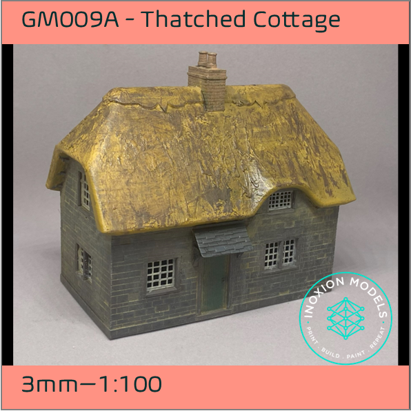GM009A – Thatched Cottage 3mm - 1:100 Scale