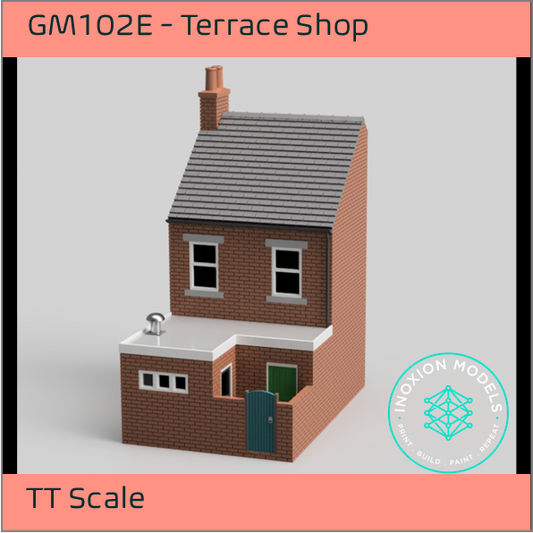 GM102E – Low Relief Terrace Shop TT Scale