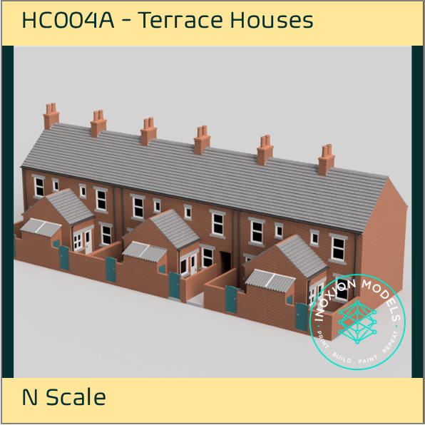 HC004A – 6x Terrace House Pack N Scale