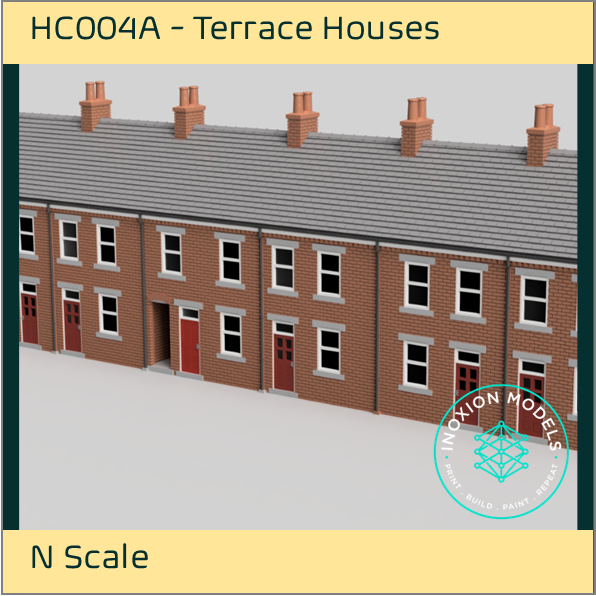 HC004A – 6x Terrace House Pack N Scale
