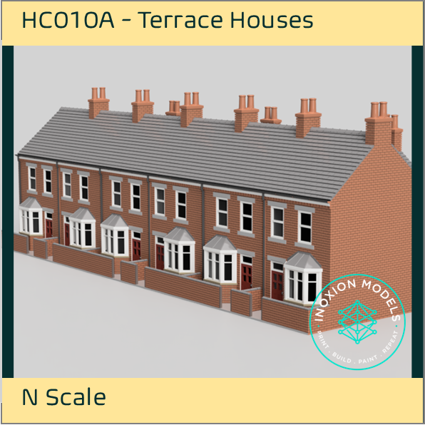 HC010A – 6x Terrace House Pack N Scale