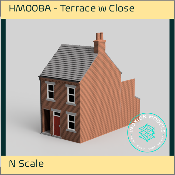 HM008A  – Terraced House w Close N Scale