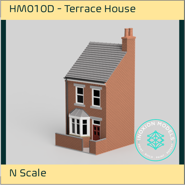 HM010D – Low Relief Terrace House N Scale