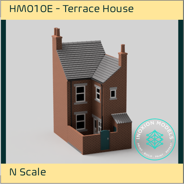 HM010E – Low Relief Terrace House N Scale