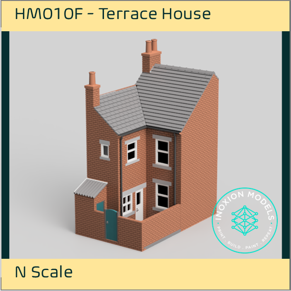 HM010F – Low Relief Terrace House N Scale