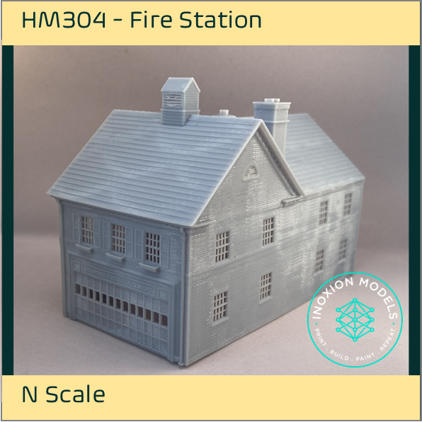 HM304 – Fire Station N Scale