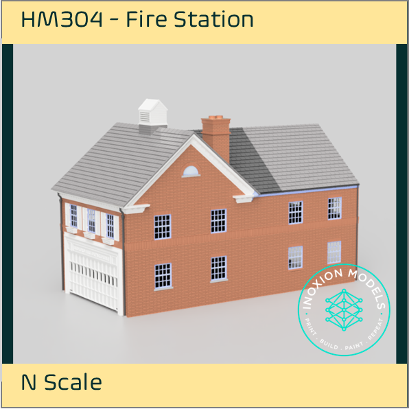 HM304 – Fire Station N Scale