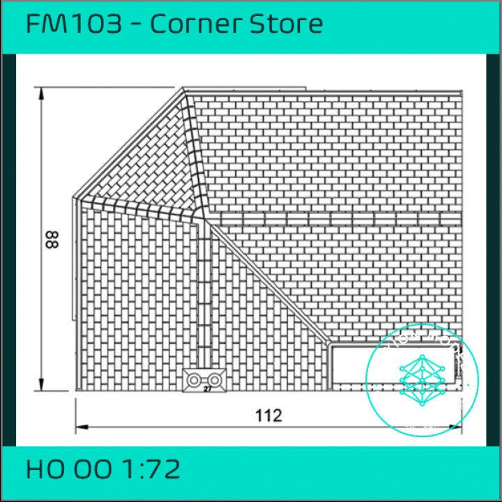 FM103 – Corner Store OO Scale