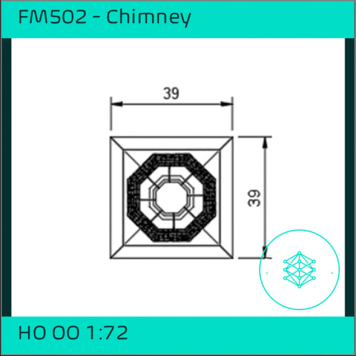 FM502 – Chimney OO Scale
