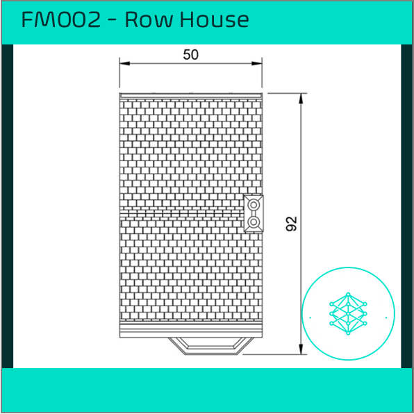 FM002 – Terraced House HO Scale