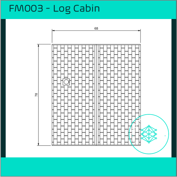 FM003 – Log Cabin HO Scale