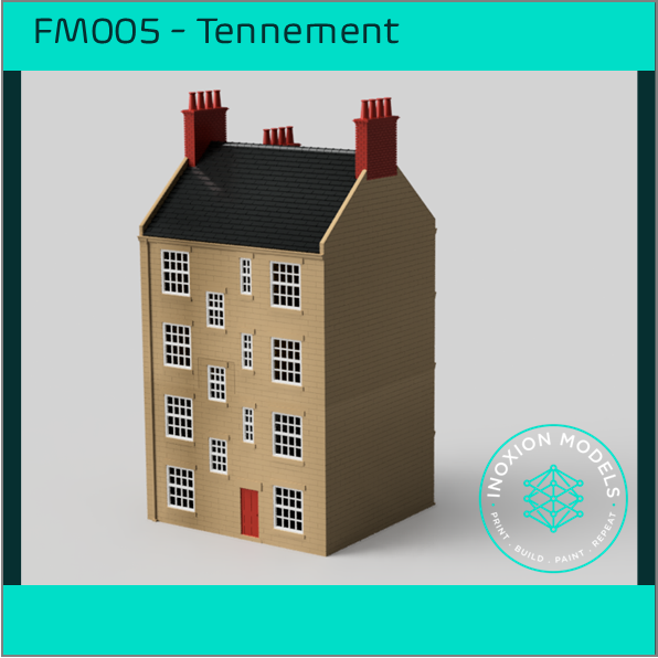 FM005 – Glasgow Tenement Building HO Scale