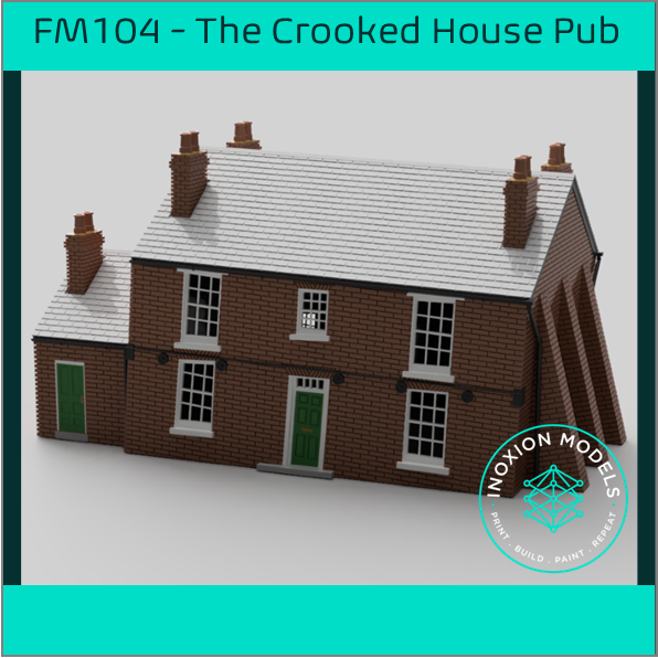 FM104 – The Crooked House Pub HO Scale