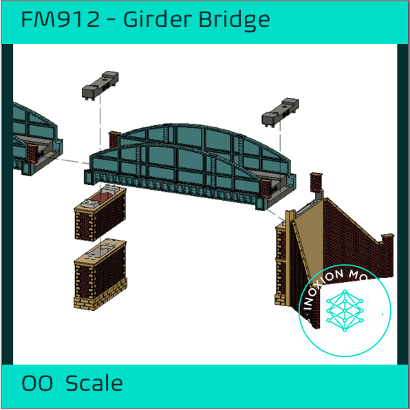 FM912 – Single Track Girder Bridge OO Scale