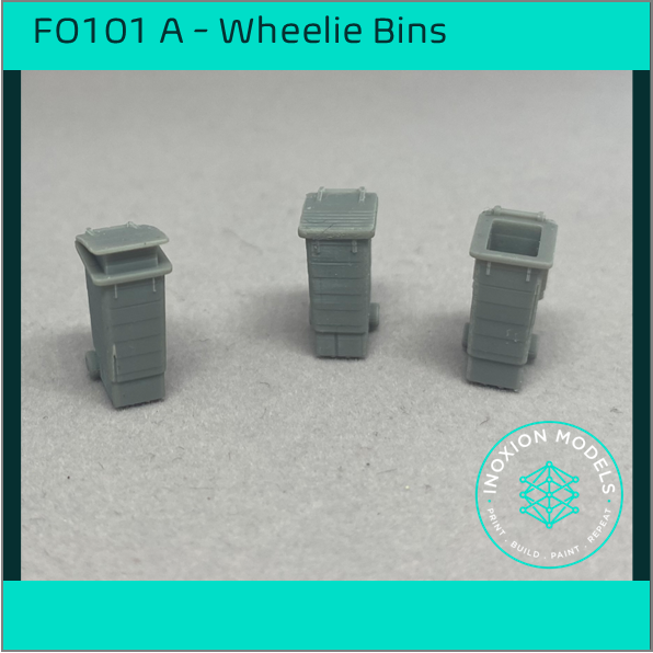 FO101 A – Wheelie Bins 1:50 Scale