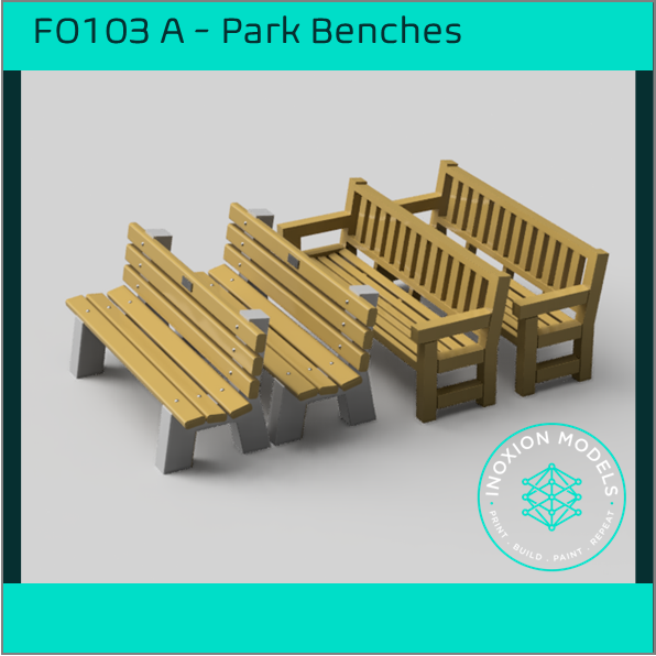 FO103 A – Park Benches OO/HO Scale