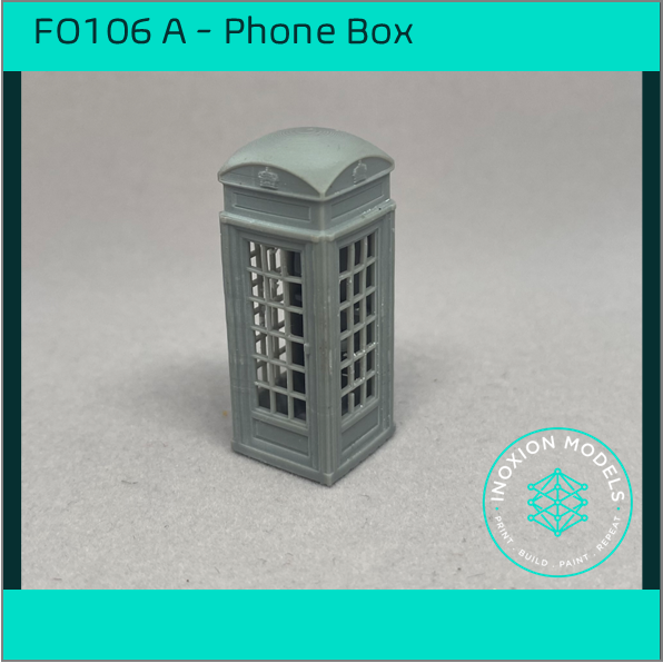 FO106 A - Painted Phone Boxes OO/HO Scale