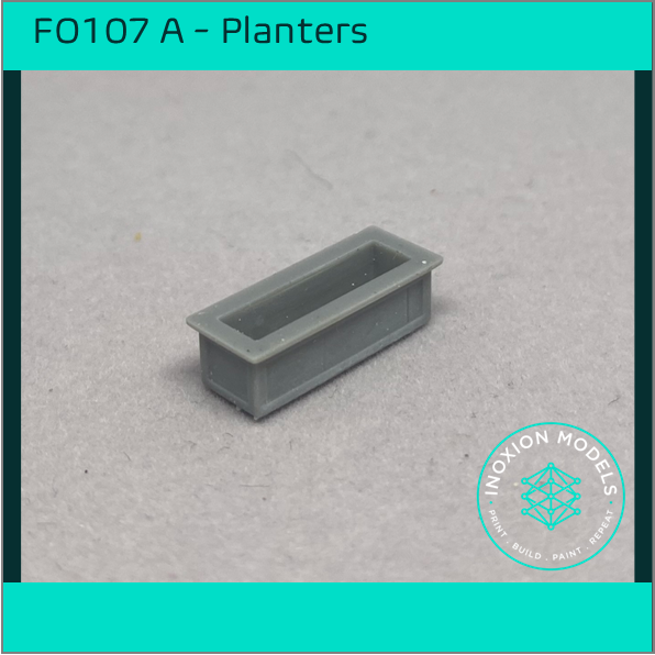 FO107 A – Urban Planters OO/HO Scale