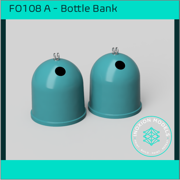 FO108 A – Painted Bottle Banks OO/HO Scale