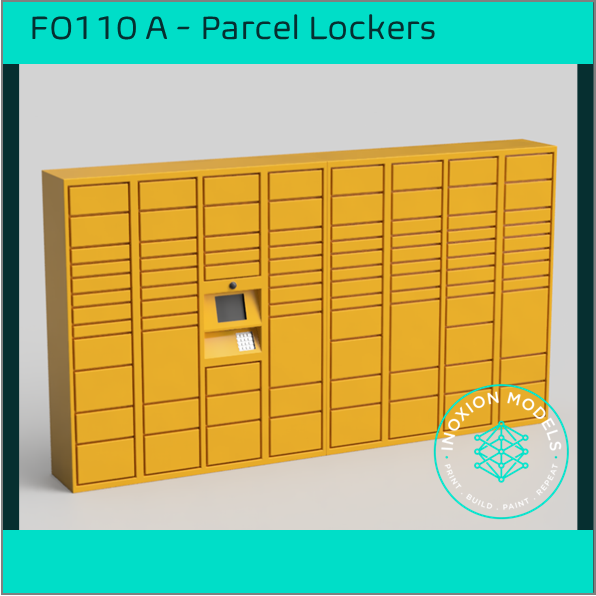 FO110 A – Parcel Lockers OO/HO Scale
