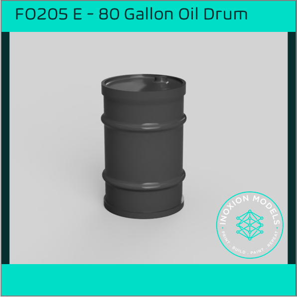 FO205 E – 80 Gallon Oil Drum OO/HO Scale