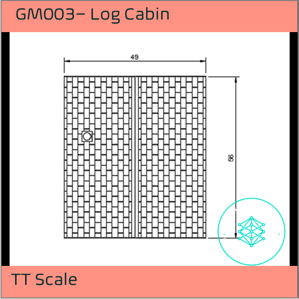 GM003 – Log Cabin TT Scale