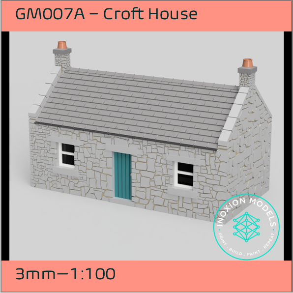 GM007A – Croft House 3mm - 1:100 Scale