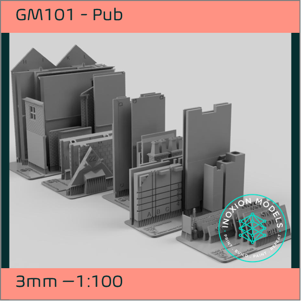 GM101 – Pub/Hotel 3mm - 1:100 Scale
