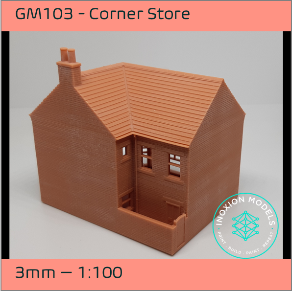 GM103 – Corner Store 3mm - 1:100 Scale