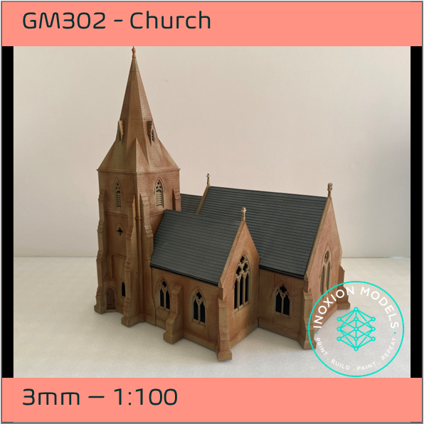 GM302 – Church 3mm - 1:100 Scale