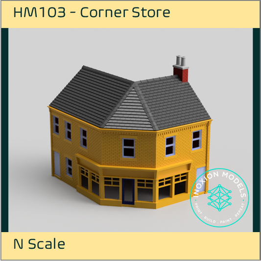 HM103 – Corner Store N Scale