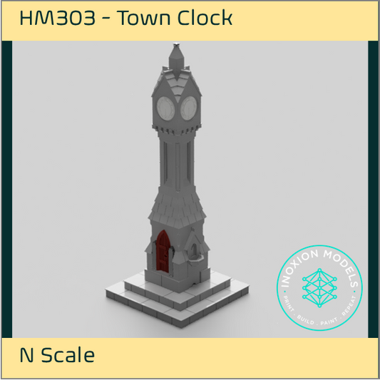 HM303 – Town Clock N Scale
